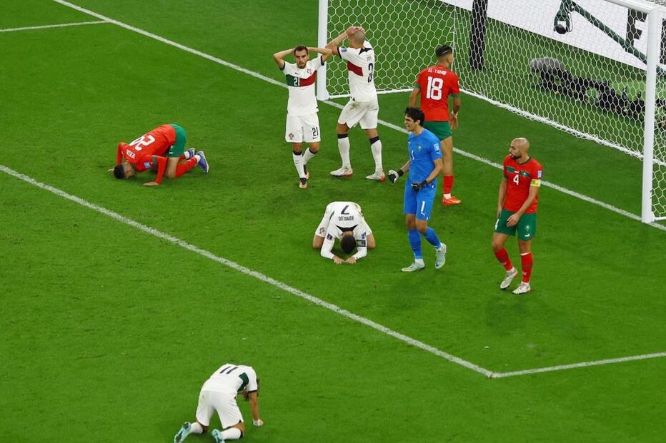  Portugal perdeu frente à seleção de Marrocos