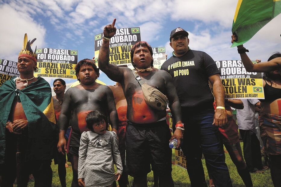 Apoiantes de Bolsonaro