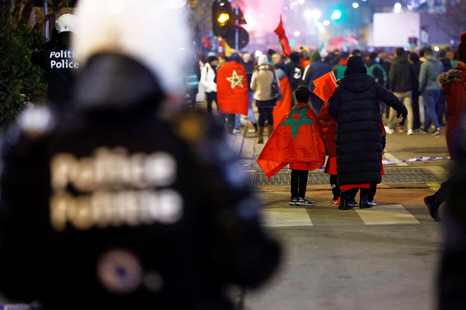 Confrontos entre polícia e adeptos em Bruxelas