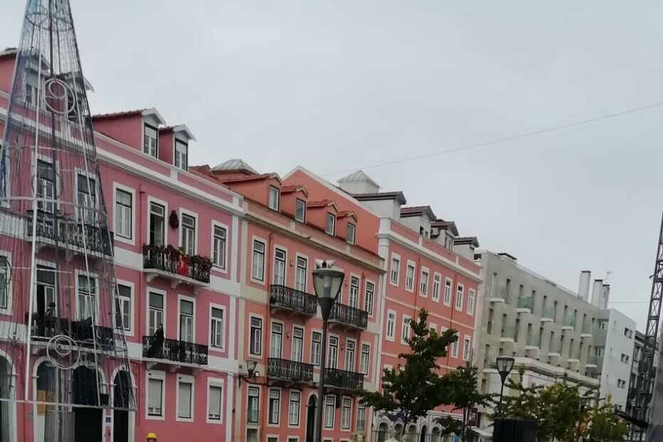 Zona de Algés inundada