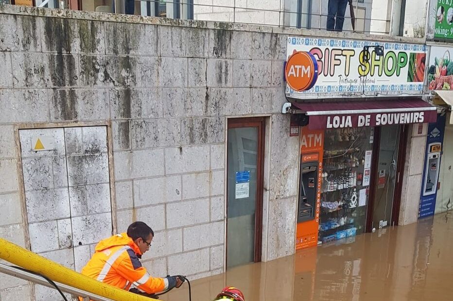 Mau tempo em Cascais