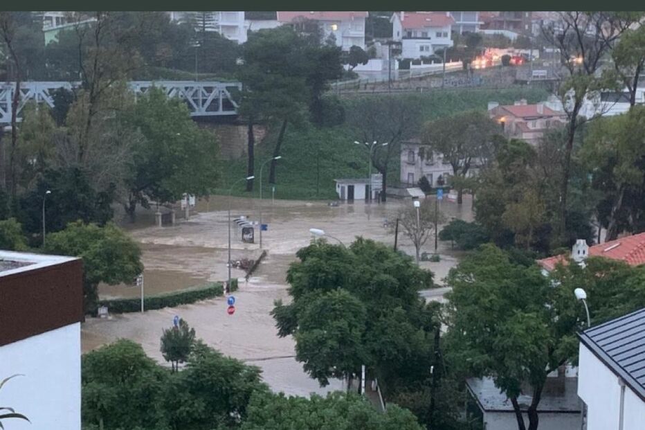 Mau tempo em Oeiras