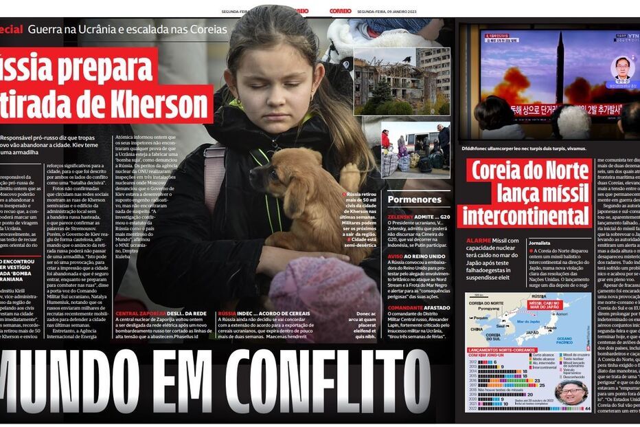 Correio da Manhã, capas, jornal