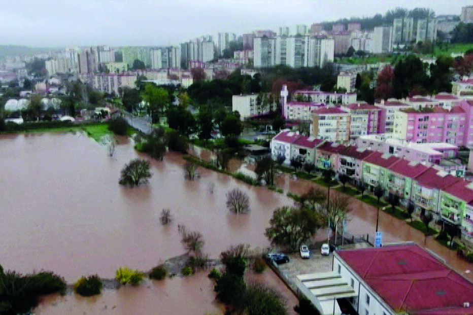 Mau tempo em Lisboa