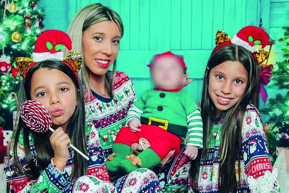 Sónia Jesus e os três filhos que tem com 'Vitó': Naísa, Fabian e Maiara