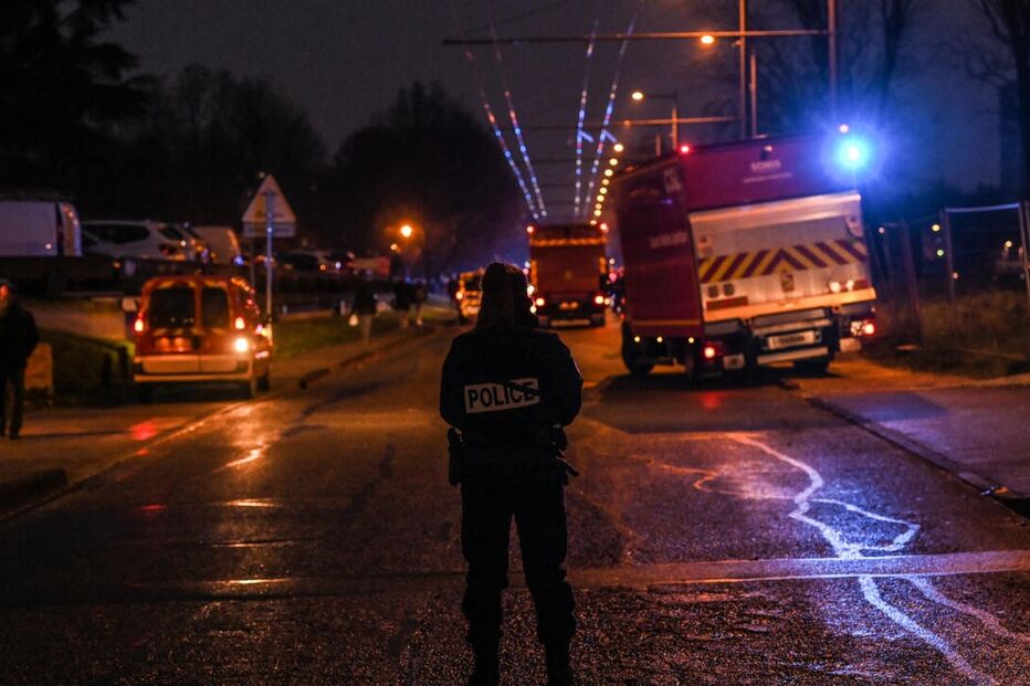 Incêndio em prédio em Lyon