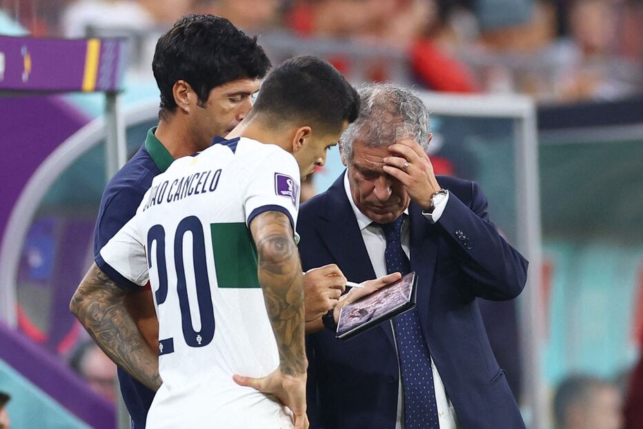 João canncelo e Fernando Santos