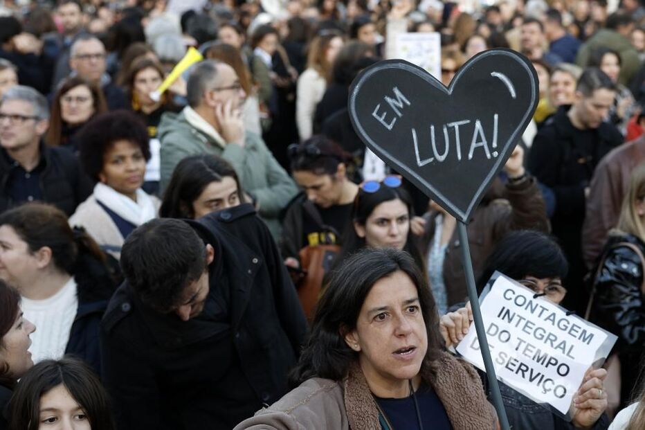 Manifestação de Professores em Lisboa