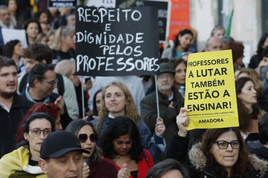 Manifestação de Professores em Lisboa