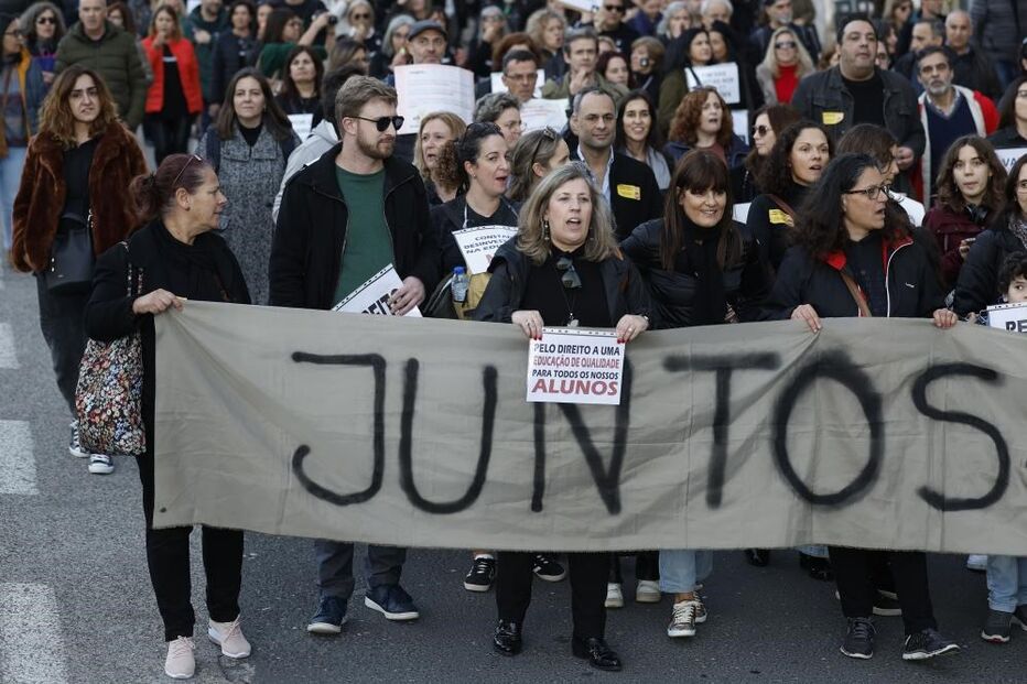 Manifestação de Professores em Lisboa