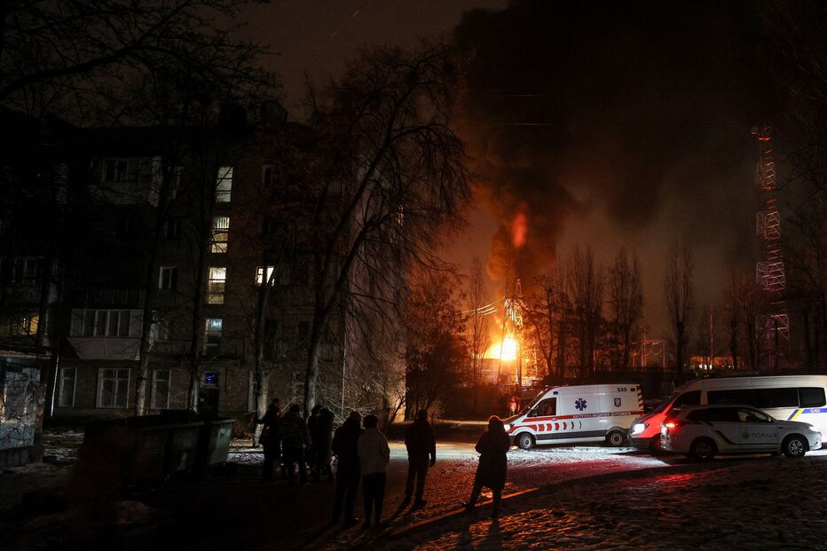 Kiev vítima de ataque de drones russos