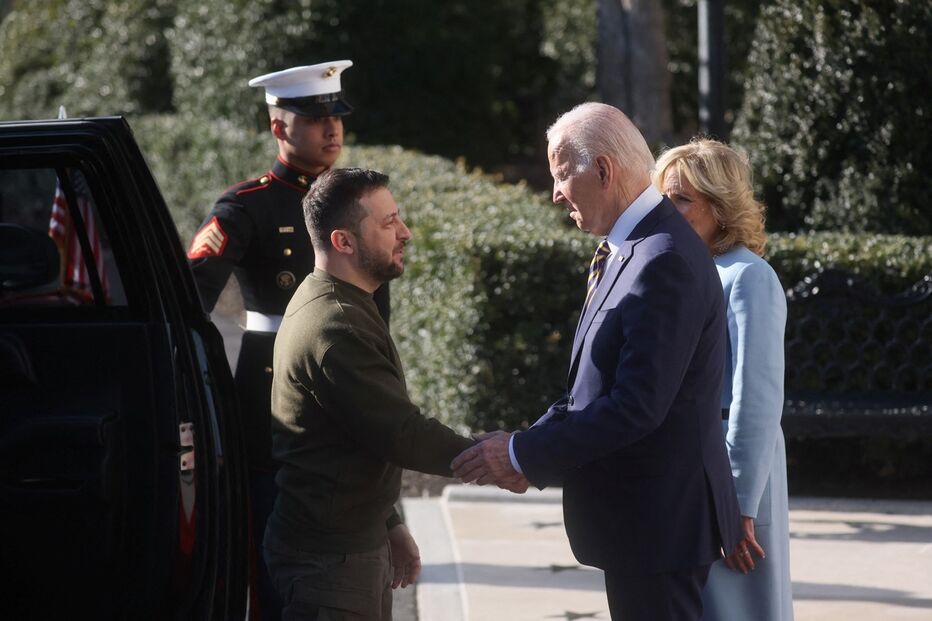 Zelensky, Biden, Visita EUA
