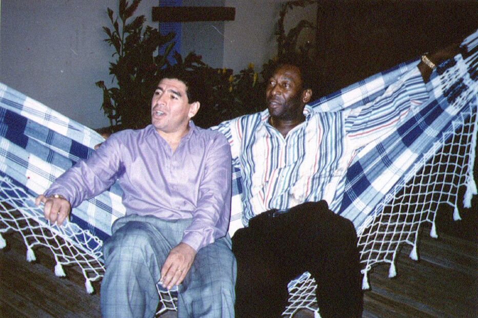Pelé e Diego Maradona
