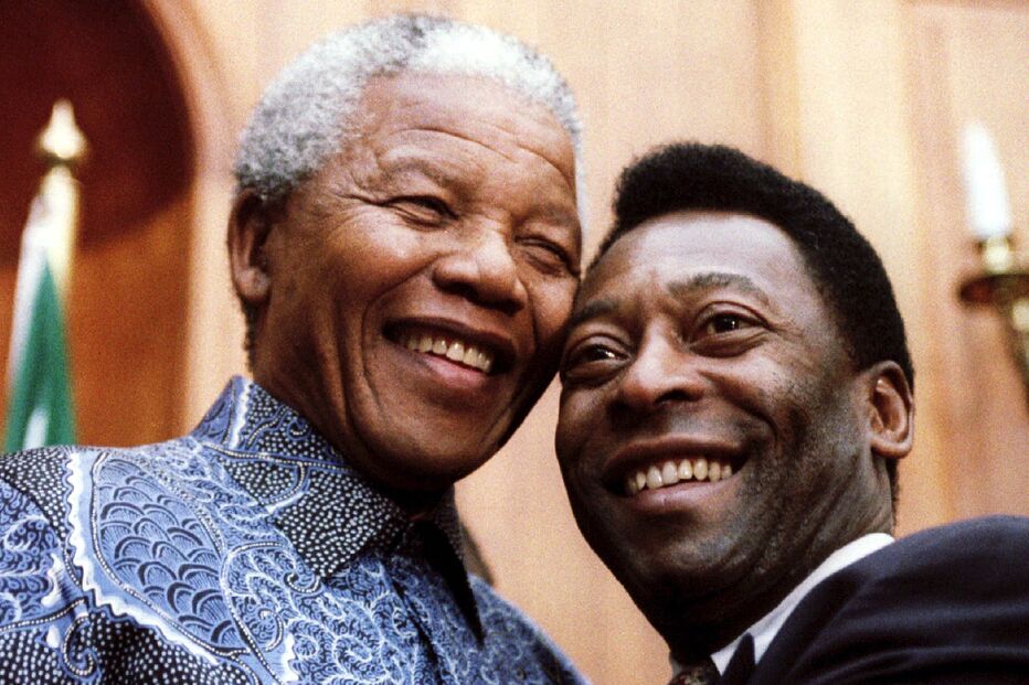 Nelson Mandela e Pelé
