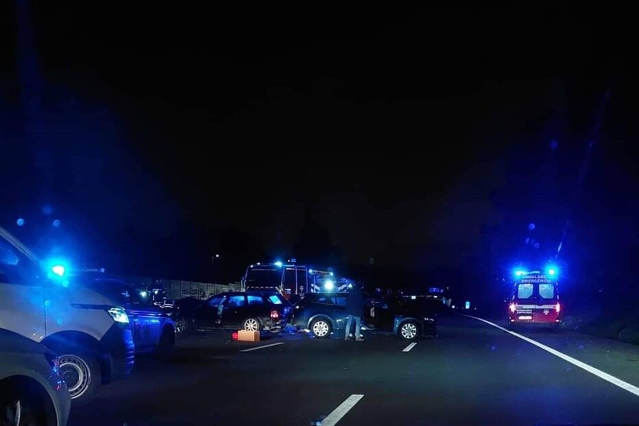 Colisão entre dois carros faz um ferido em Gaia