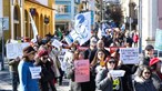 Milhares de professores manifestaram-se em Leiria