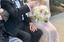 Astronauta Buzz Aldrin e a noiva