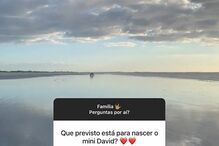 David Carreira anunciou nascimento do primeiro filho no Instagram