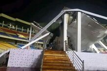 Palco para Papa Francisco desaba no Congo