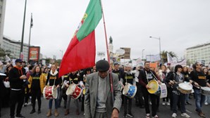 As imagens da "histórica" manifestação dos professores que se reuniram em Lisboa 
