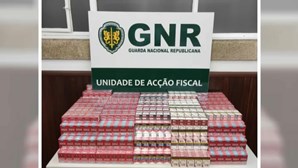 GNR apreendeu 65300 cigarros por introdução irregular no consumo na Maia