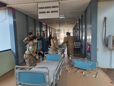 Militares portugueses ajudam Hospital Pediátrico