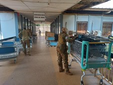 Militares portugueses ajudam Hospital Pediátrico