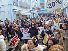 Greve dos professores em Portimão 