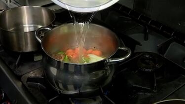 Risotto de alho francês e camarão com o chef Rui Tavares