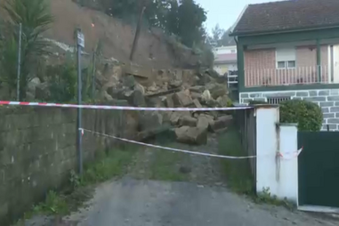 Derrocada corta acesso a habitação em Cabeceiras de Basto 