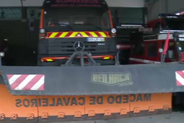 Bombeiros de Macedo de Cavaleiros preparados para as ocorrências que possam surgir devido à neve