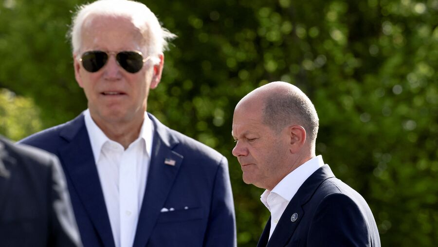Olaf Scholz e Joe Biden