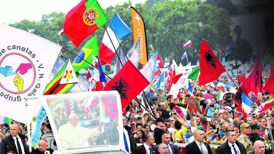 A Jornada Mundial da Juventude decorre de 1 a 6  de agosto 