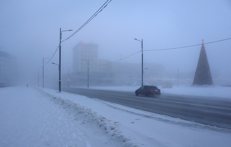  Cidade de Yakutsk, na Sibéria