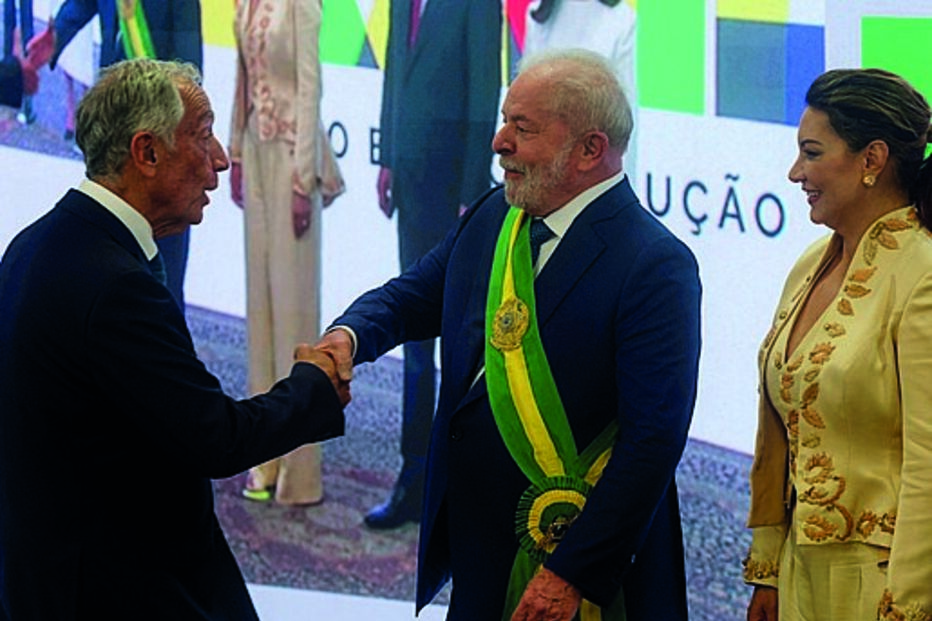 Lula da Silva e Marcelo Rebelo de Sousa