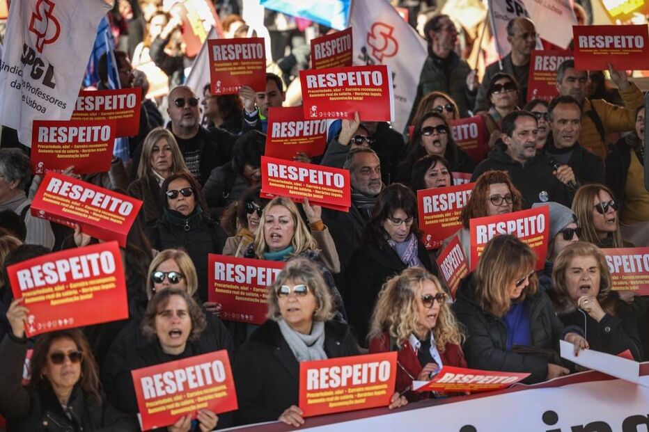 Concentração de professores no Ministério da Educação