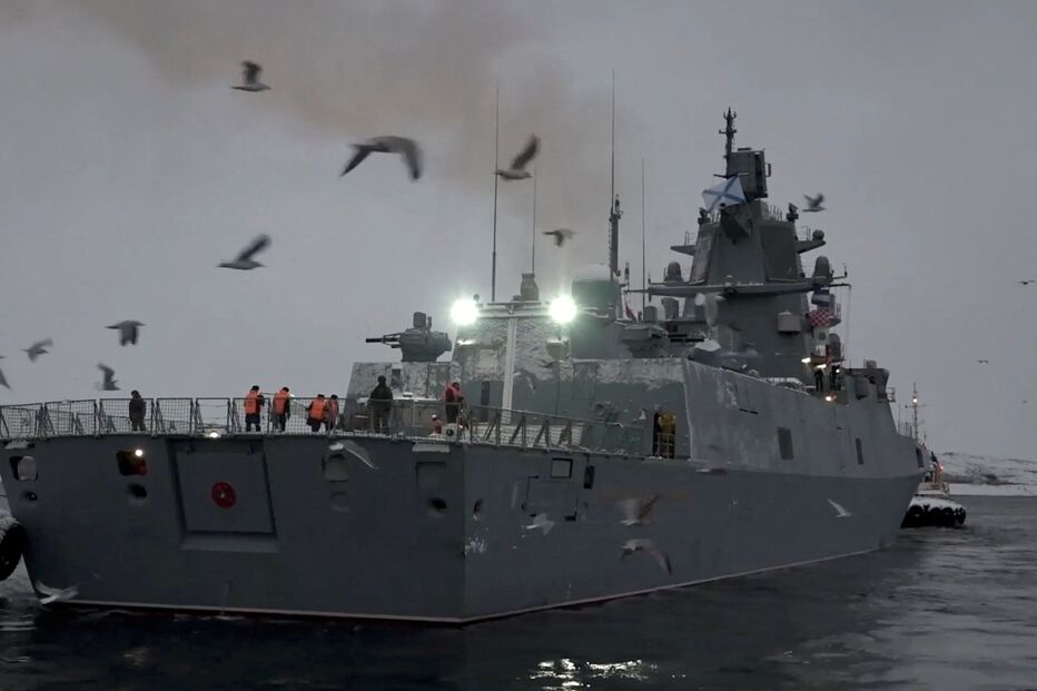 Fragata Russa, Navio russo