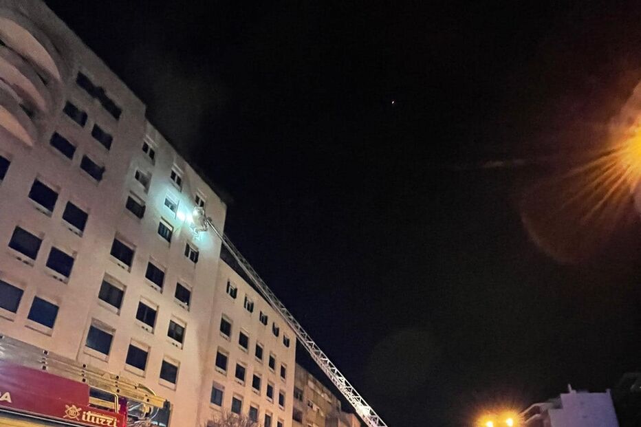 18 feridos em incêndio num prédio em Lisboa