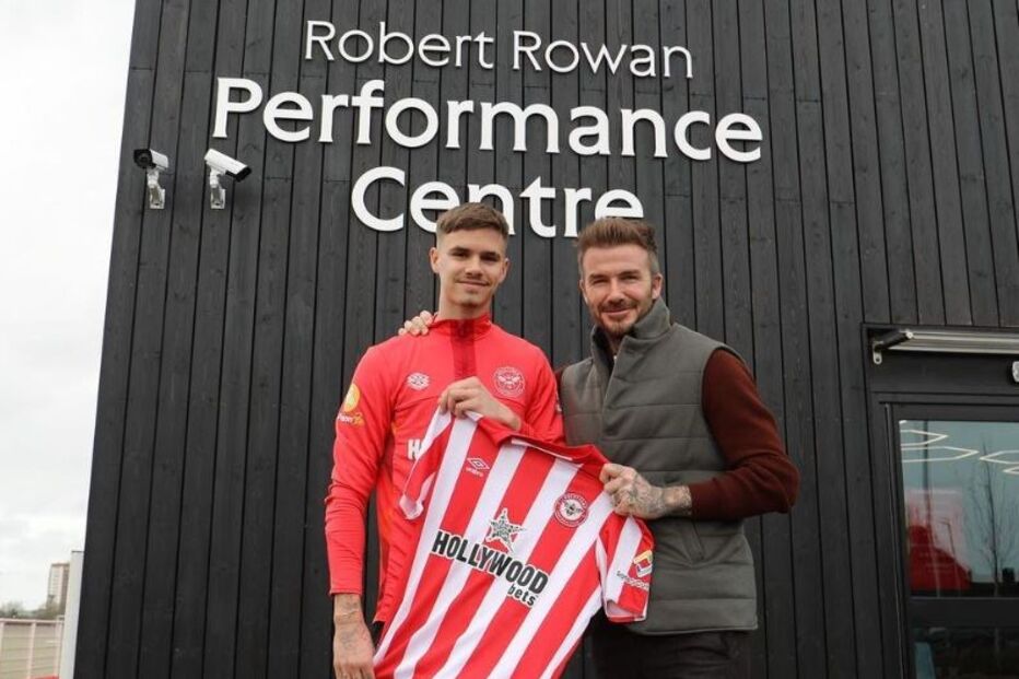 Romeo Beckham, David Beckham, Brentfor
