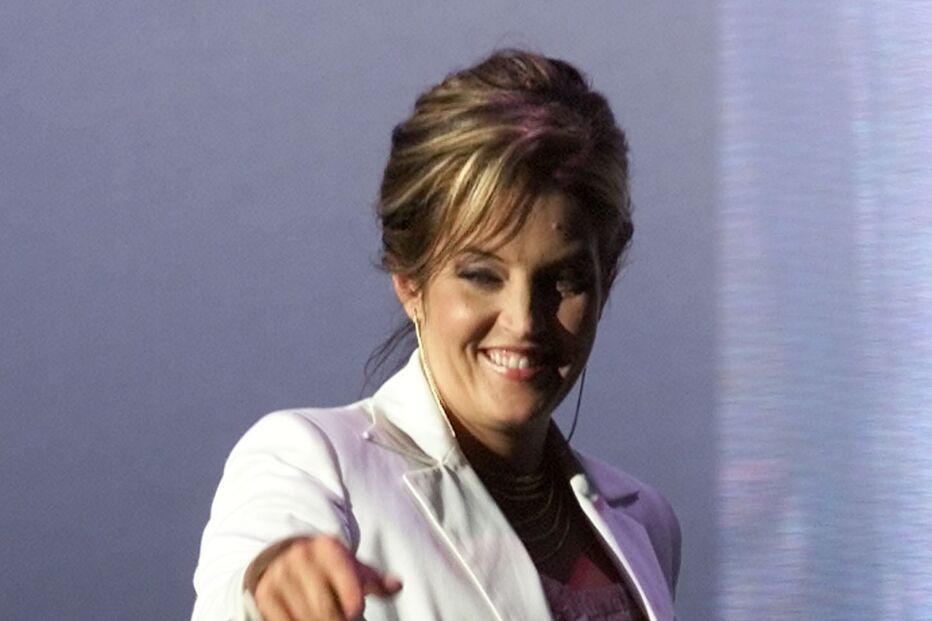 Lisa Marie durante um concerto em agosto de 2002