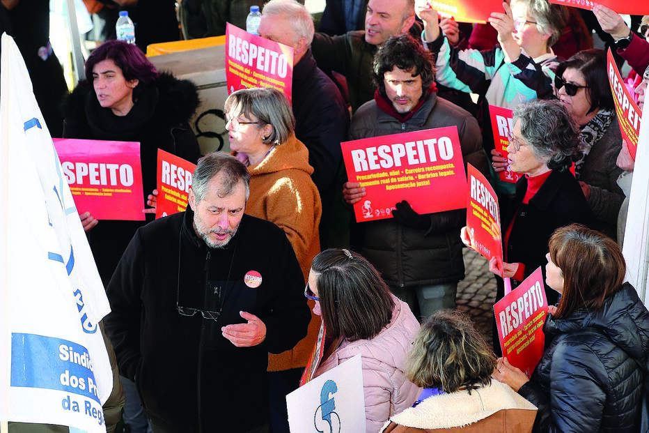 professores, greve, manifestação