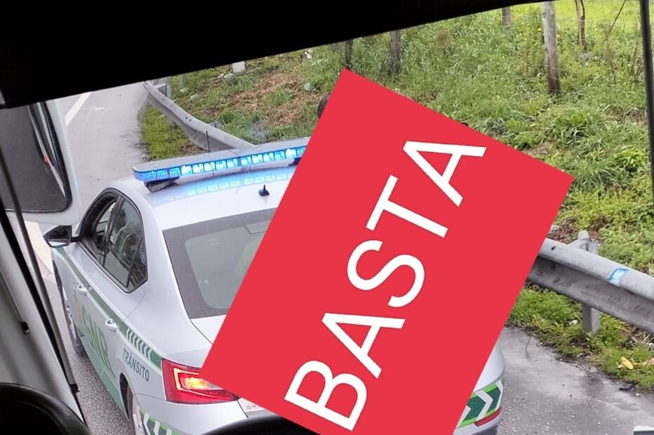Operações STOP a autocarros de professores