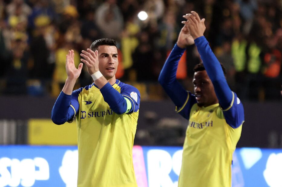 Cristiano Ronaldo foi titular e capitão no primeiro jogo pelo Al Nassr