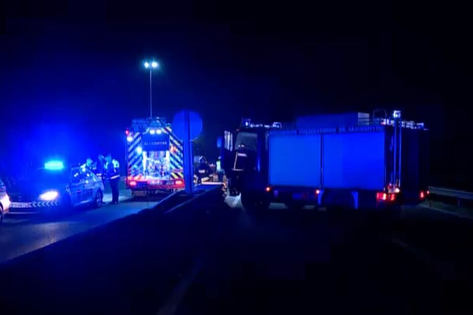 Colisão no IC2 em Alcoentre