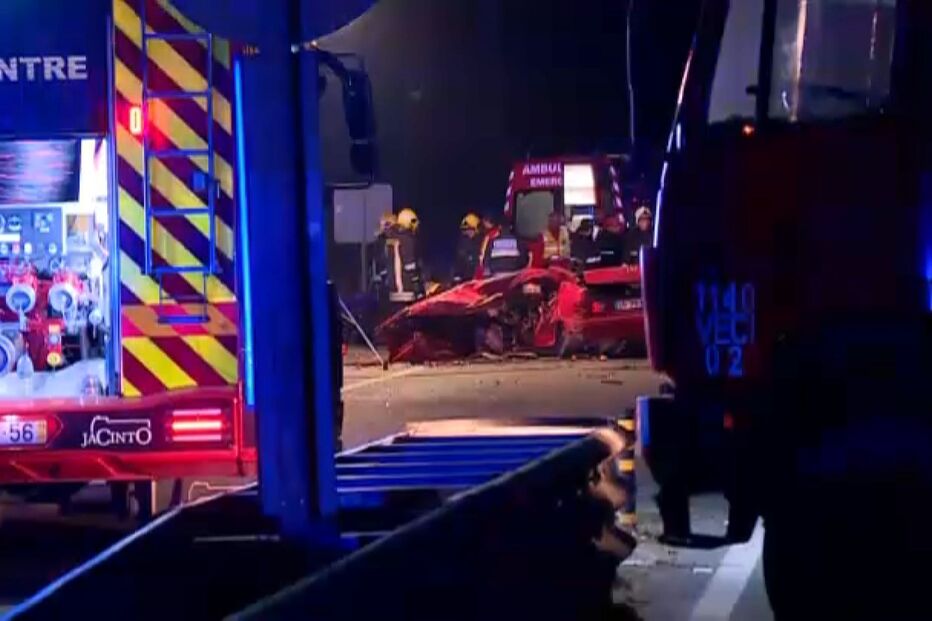 Colisão no IC2 em Alcoentre