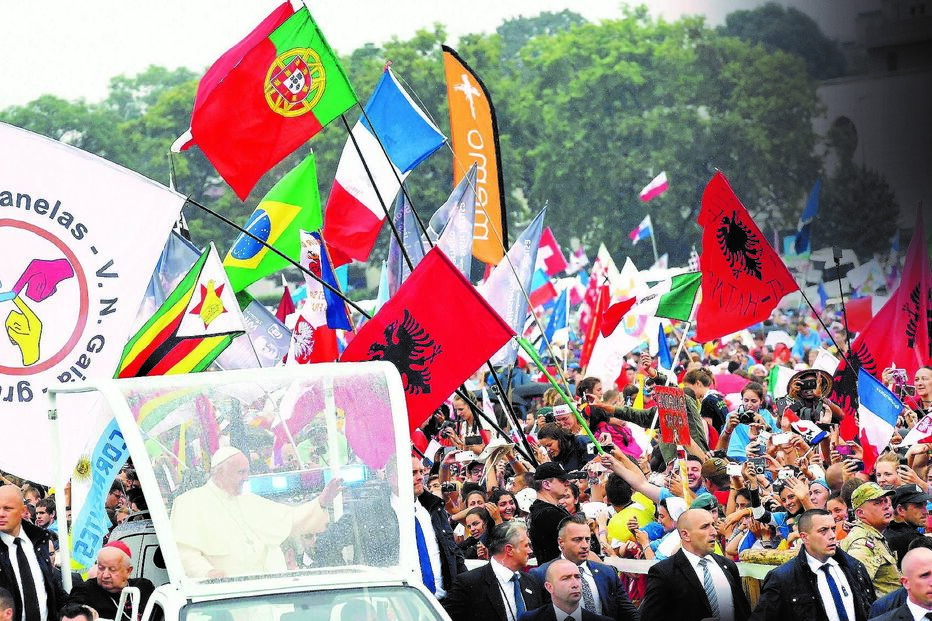 A Jornada Mundial da Juventude decorre de 1 a 6  de agosto 