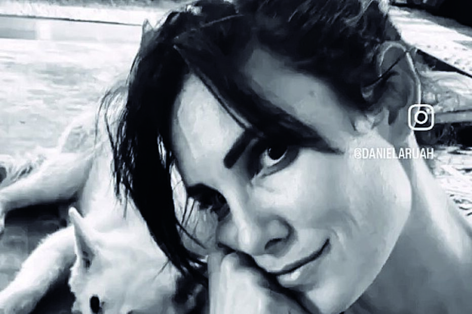 Daniela Ruah e o cão, Ash 