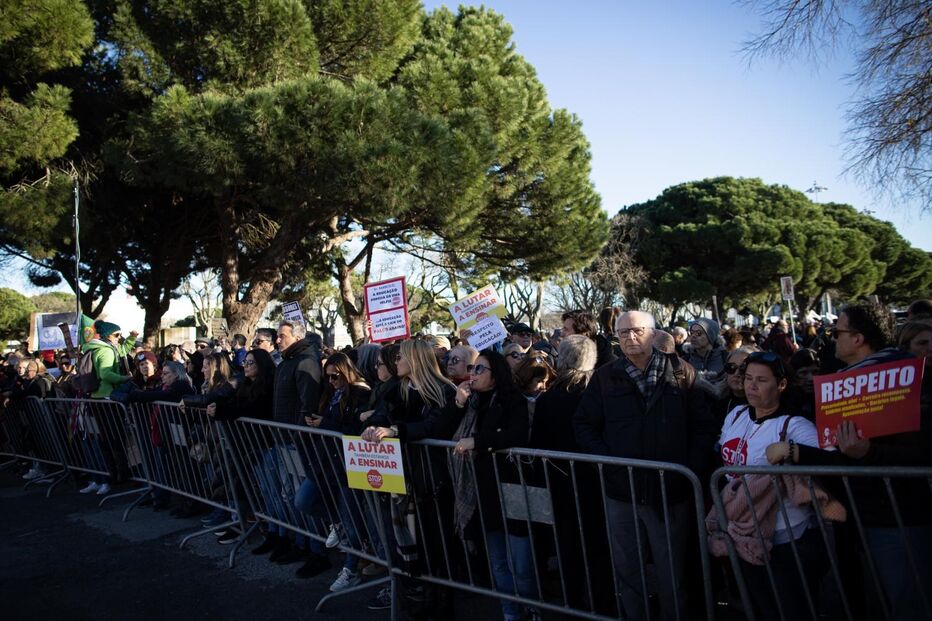 Manifestação, professores