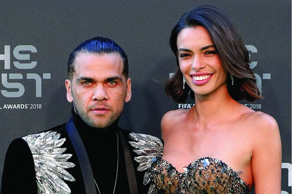 Joana Sanz e Dani Alves