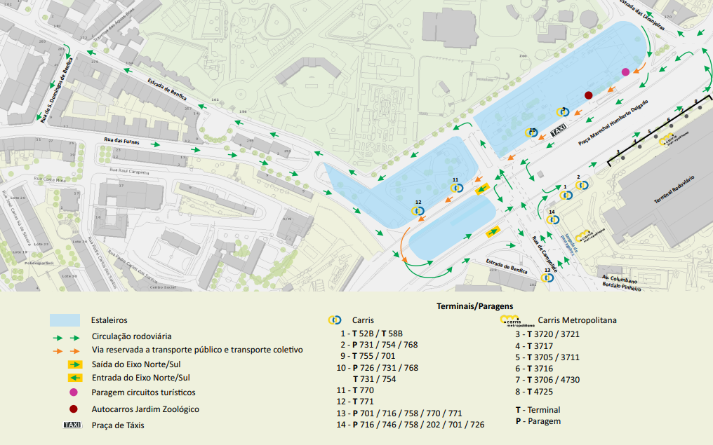 The work in Set Rios requires a change in the movement of cars and buses from tomorrow.